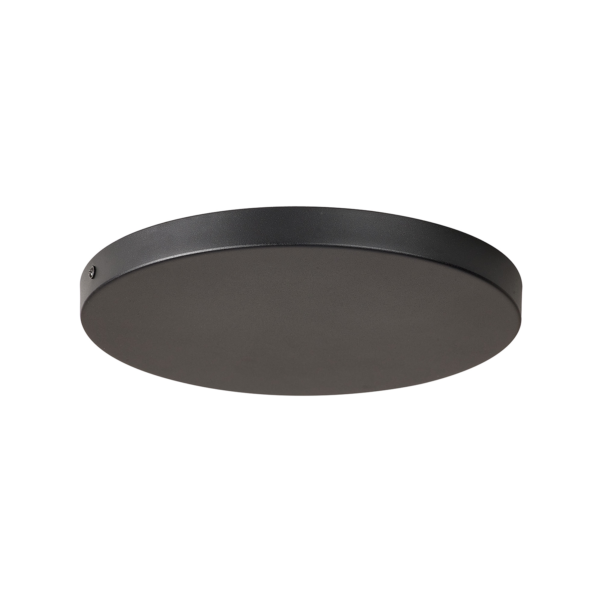 D0829BL/NH  Hayes No Hole 28cm Ceiling Plate Satin Black